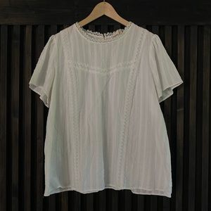 Vintage-Style White Blouse